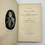 Dante Gabriel Rossetti's Complete Poems (1891) Author's Edition Hardcover Good