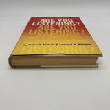 Are You Listening? (1957) Ralph Nichols & Leonard Stevens Hardcover DJ Good