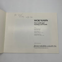 Signed Wolf Kahn Exhibition Catalog 1991-92 New Landscapes Paintings and Pastels