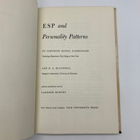 ESP And Personality Patterns 1964 Gertrude Schmeidler R.A. McConnell HC DJ Good