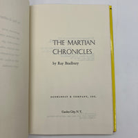 The Martian Chronicles 1958 Ray Bradbury BCE Book Club Edition Hardcover DJ Good