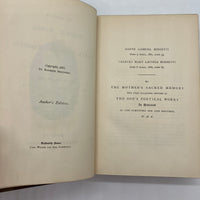 Dante Gabriel Rossetti's Complete Poems (1891) Author's Edition Hardcover Good