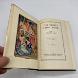 The Violet Fairy Book (1944) Andrew Lang Crown Edition HC DJ 8 Color Plates Fine