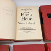 Second World War Winston Churchill Complete 6 Volume Book Set WW2 1948-53 Good