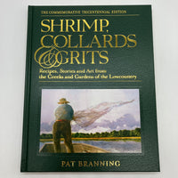 Signed Pat Branning Shrimp Collards & Grits Tricentennial Ed. 2011 Leather Good