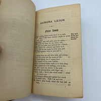 Aurora Leigh 1899 Elizabeth Barrett Browning Poetry Verse Novel UK Leather Good