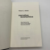 Narrative Economics (2019) Robert Shiller Hardcover Dust Jacket 1st Ed Very Good