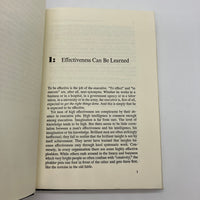 The Effective Executive (1967) Peter Drucker Hardcover Dust Jacket Very Good