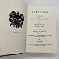 Les Elzevier Histoire et Annales Typographiques 1880 Facsimile Alphonse Willems