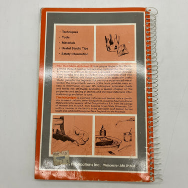 The Complete Metalsmith: Illustrated Handbook 1982 Tim McCreight Paperback Good