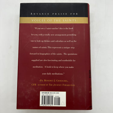 The Voices of the Saints: A Year of Readings (2000) Bert Ghezzi HC DJ Very Good