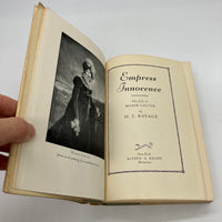 Empress Innocence: The Life of Marie-Louise 1931 M.E. Ravage HC DJ Napoleon's Wife Bio Good First Edition