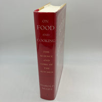 On Food and Cooking (2004) Harold McGee Revised Hardcover Dust Jacket Very Good