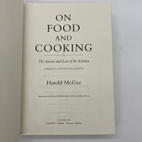 On Food and Cooking (2004) Harold McGee Revised Hardcover Dust Jacket Very Good