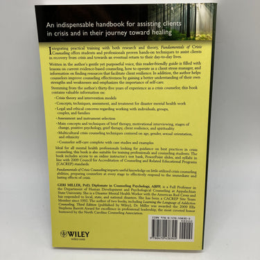 Fundamentals of Crisis Counseling (2012) Geri Miller Paperback Very Good