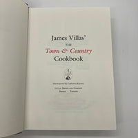 First Edition The Town & Country Cookbook 1985 James Villas Hardcover Very Good