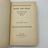 Blood and Steel: Rise of the House of Krupp (1938) Bernhard Menne HC Acceptable