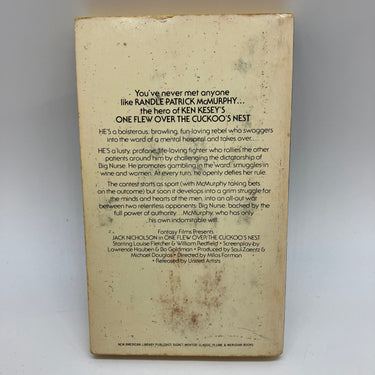 One Flew Over the Cuckoo's Nest (1962) Ken Kesey Movie Tie-In MM Paperback Good