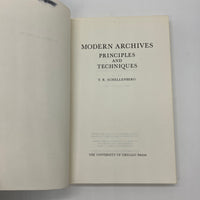 Modern Archives: Principles and Techniques 1975 T.R. Schellenberg Paperback Good