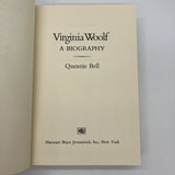 Virginia Woolf: A Biography (1972) Quentin Bell Hardcover Dust Jacket Good