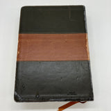 ESV Study Bible Trutone ForestTan Trail Design 2008 Crossway Imitation Leather