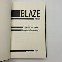 Blaze (2007) Richard Bachman Stephen King HC Full Size Book Club Edition BCE VG