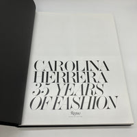 Carolina Herrera 35 Years of Fashion 2016 Rizzoli New York Large Hardcover Good