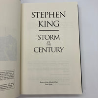 Storm of the Century (1999) Stephen King BOMC Exclusive Hardcover DJ Very Good