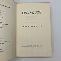 First Edition Kissing Kin (1948) Elswyth Thane First Printing Hardcover DJ Fine