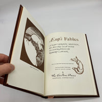 Aesop's Fables (1979) Easton Press 100 Greatest Illustrated Leather HC Like New