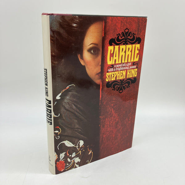 Carrie 1974 Stephen King Hardcover DJ Full Size Book Club Edition BCE Very Good