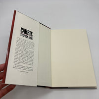 Carrie 1974 Stephen King Hardcover DJ Full Size Book Club Edition BCE Very Good