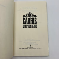 Carrie 1974 Stephen King Hardcover DJ Full Size Book Club Edition BCE Very Good