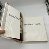 Signed Julia Child The Way To Cook (1989) Hardcover Dust Jacket Poor Condition