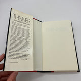 First Book Club Edition Thinner (1984) Stephen King Hardcover DJ BCE H468 Good