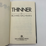 First Book Club Edition Thinner (1984) Stephen King Hardcover DJ BCE H468 Good