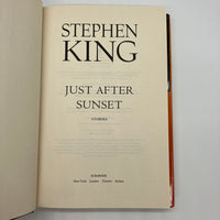 Just After Sunset (2008) Stephen King HC DJ Full Size Book Club Edition BCE Good