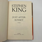 Just After Sunset (2008) Stephen King HC DJ Full Size Book Club Edition BCE Good