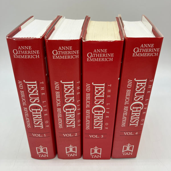 Life of Jesus Christ and Biblical Revelations Anne Catherine Emmerich 4 Vol. Set