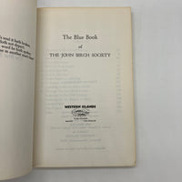 The Blue Book of The John Birch Society (1961) Robert Welch Anti-Communism Action Plan PB Very Good