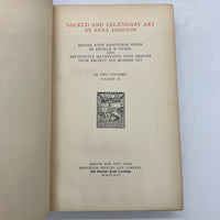 Sacred and Legendary Art 2 Volume Set (1895) Anna Jameson Illustrated HC Good