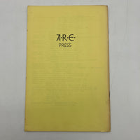 A.R.E. Library Book List 1970s Edgar Cayce ARE Press Spiritual Bibliography Good