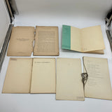 4 Lot Pamphlets Poetry Talks by J. Krishnamurti 1920s 1930s Ojai CA Acceptable