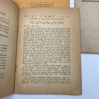 5 Issue Lot International Star Bulletin, 1929-1933, J. Krishnamurti Ojai CA Good