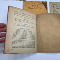 5 Issue Lot International Star Bulletin, 1929-1933, J. Krishnamurti Ojai CA Good