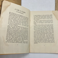 5 Issue Lot International Star Bulletin, 1929-1933, J. Krishnamurti Ojai CA Good