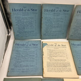 10 Issue Lot The Herald of the Star Magazine 1920s J. Krishnamurti Ojai CA Good