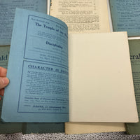 10 Issue Lot The Herald of the Star Magazine 1920s J. Krishnamurti Ojai CA Good