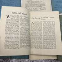 10 Issue Lot The Herald of the Star Magazine 1920s J. Krishnamurti Ojai CA Good
