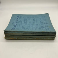 10 Issue Lot The Herald of the Star Magazine 1920s J. Krishnamurti Ojai CA Good